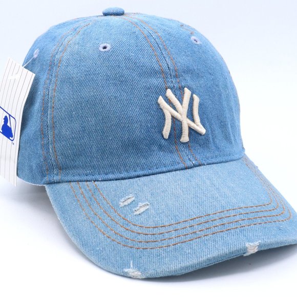 MLB Cap Baseball New York Yankees Light Denim 50U F 32CP85641-7 - Picture 1 of 6